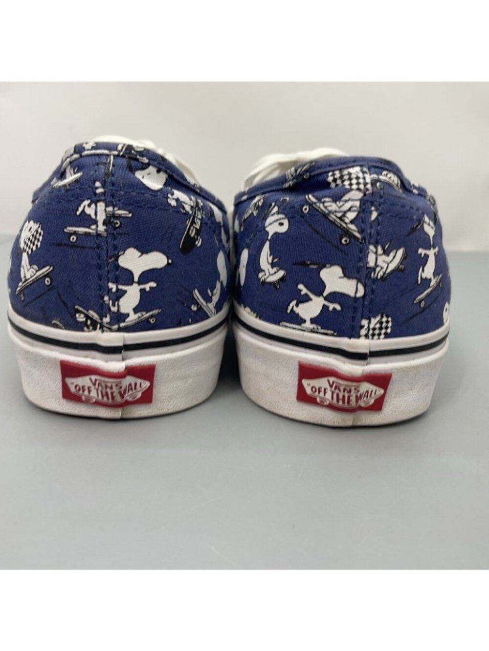 Vans x Peanuts Canvas Sneakers Shoes Snoopy Skateboarding Blue Mens 12 - Picture 9 of 14
